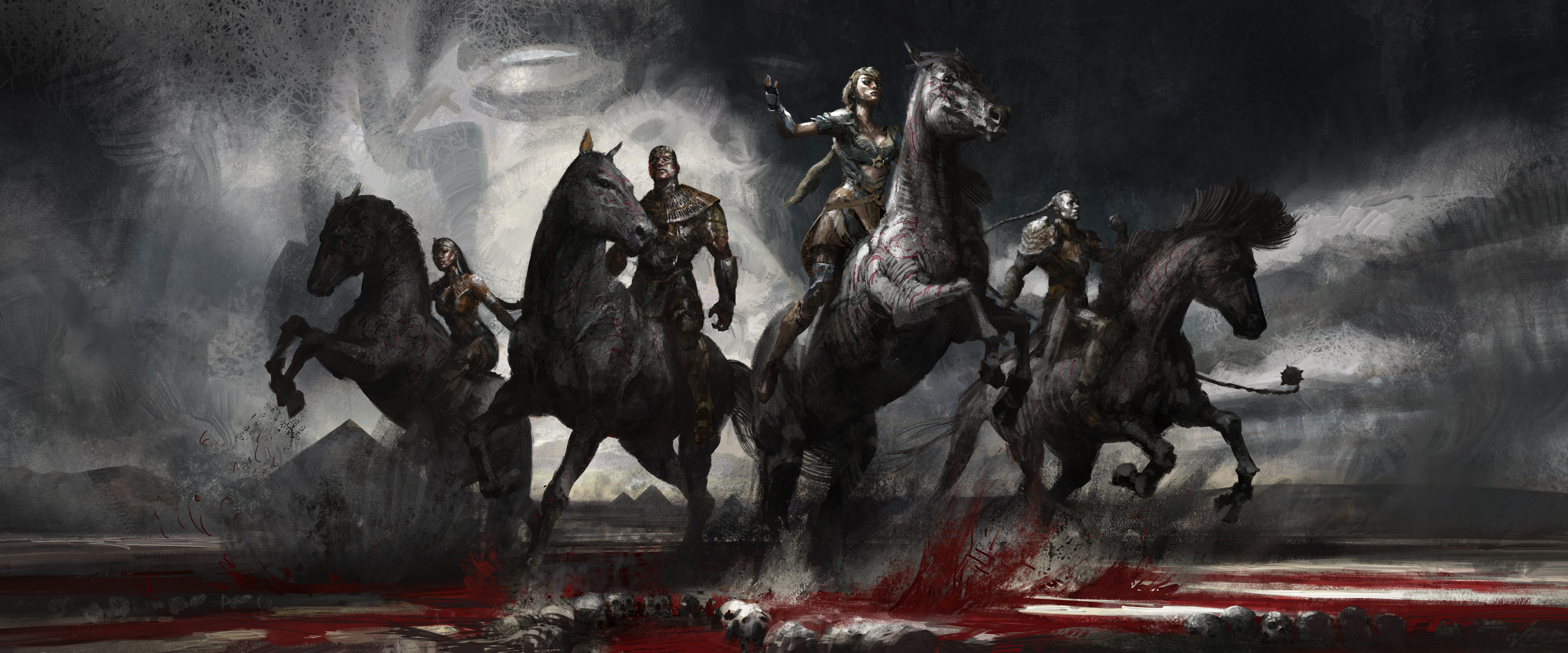 X Men Four Horsemen Of The Apocalypse - HD Wallpaper 