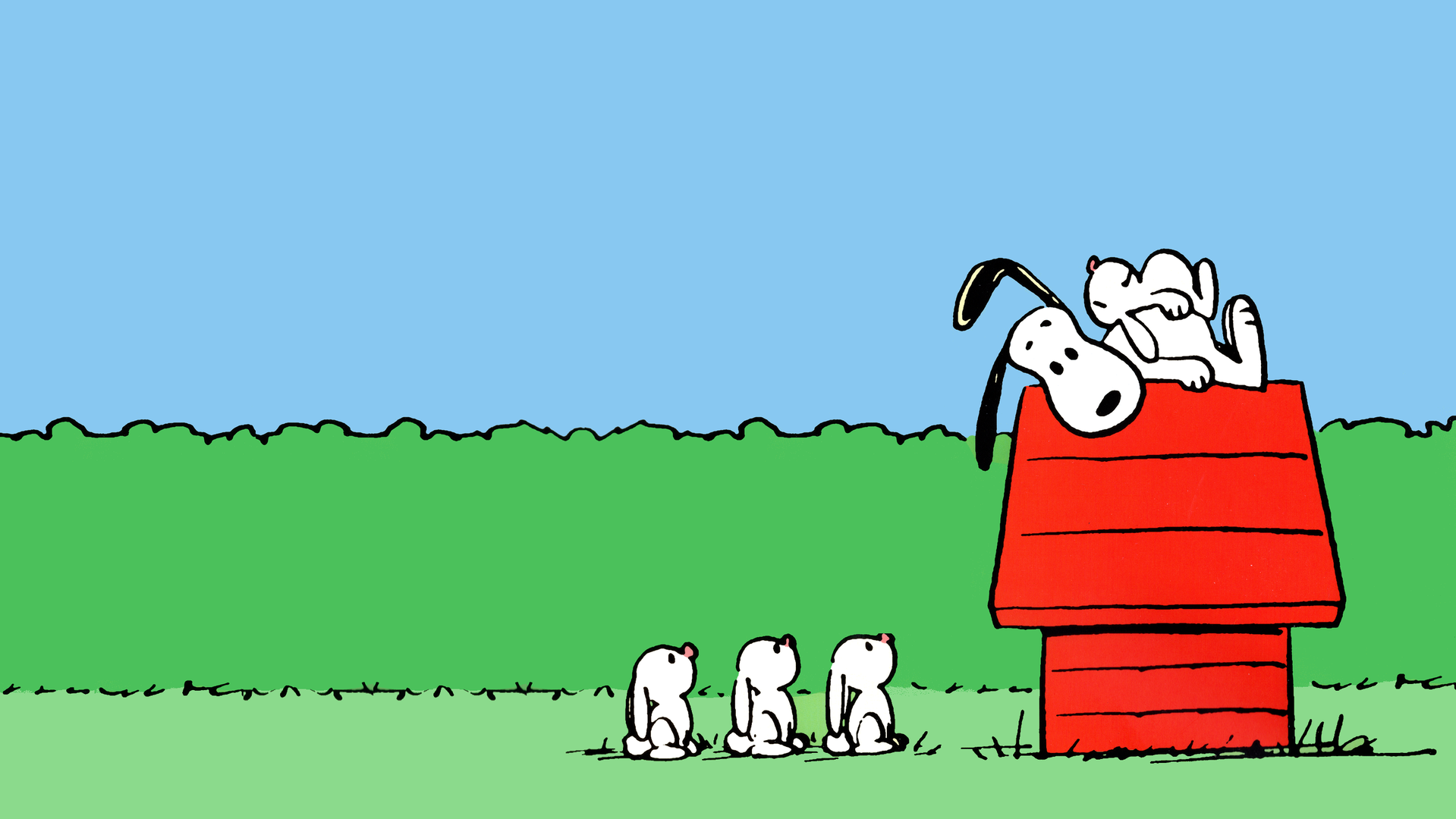 Peanuts Grass - HD Wallpaper 