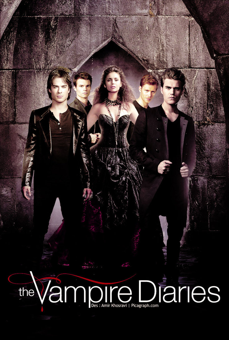 The Vampire Diaries Season 6 Poster Wallpaper - Vampire Diaries Wallpaper For Iphone - HD Wallpaper 