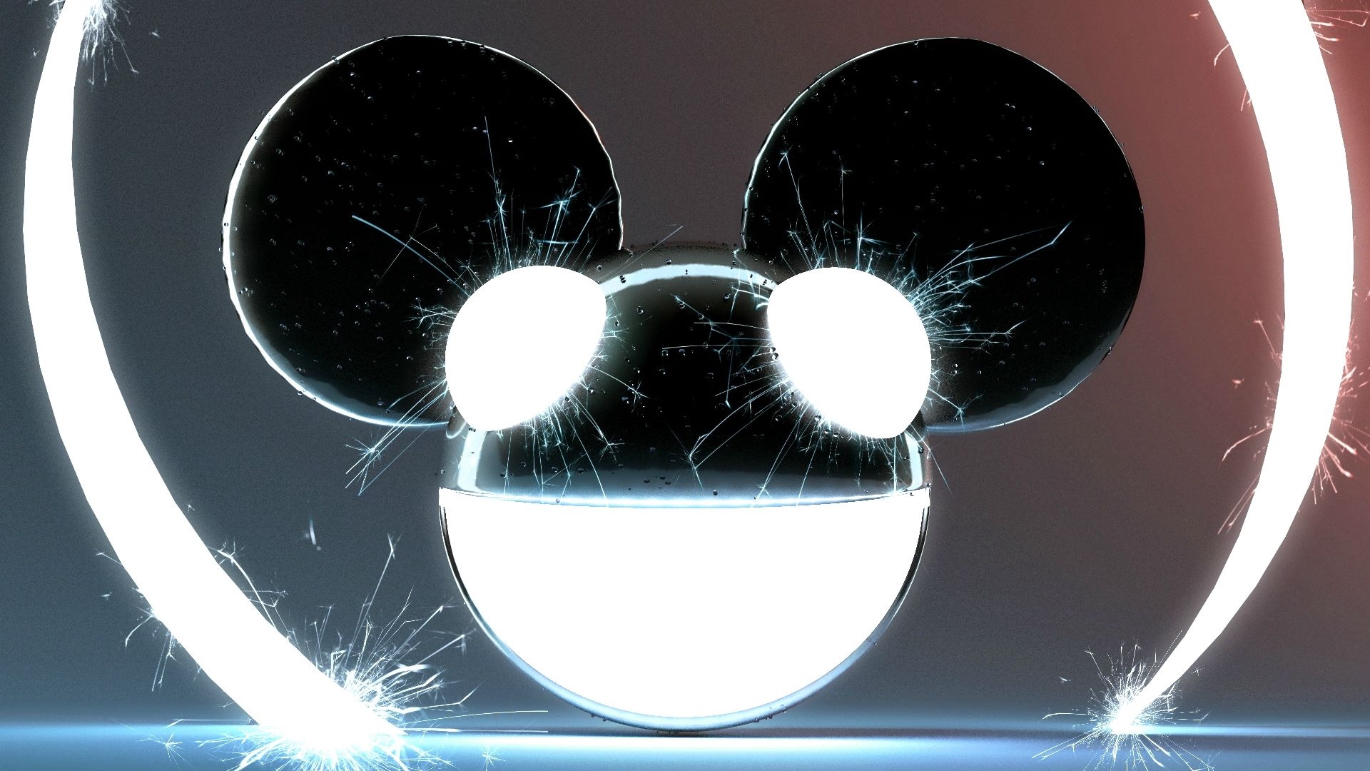 Wallpaper Deadmau5, Sparks, Mouse, Smile, Eyes - Deadmau5 Wallpaper Hd 3d - HD Wallpaper 