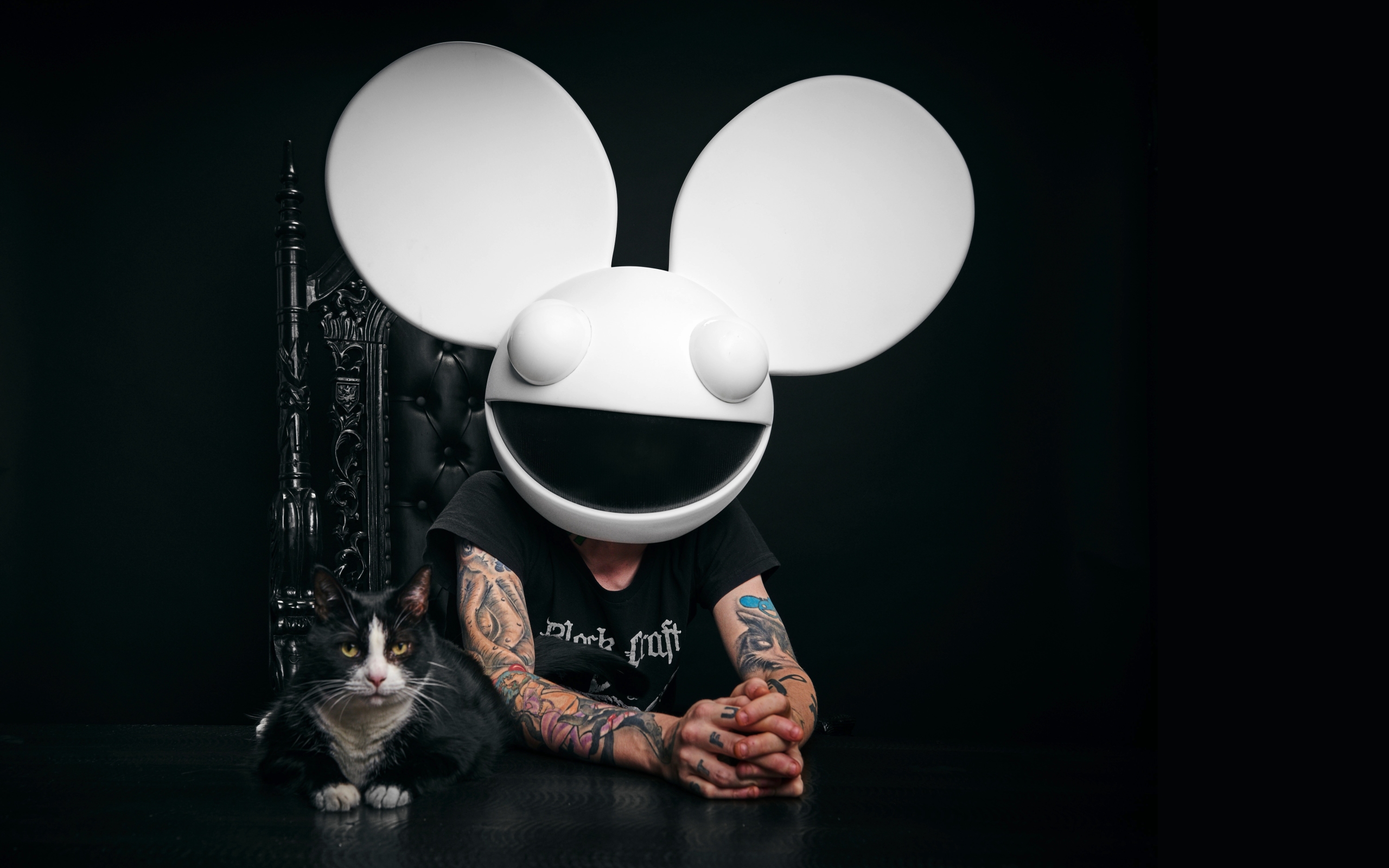 Wallpaper Of Cat, Dj, Deadmau5, Tattoo, Deadmaus Background - Deadmau5 2011 - HD Wallpaper 