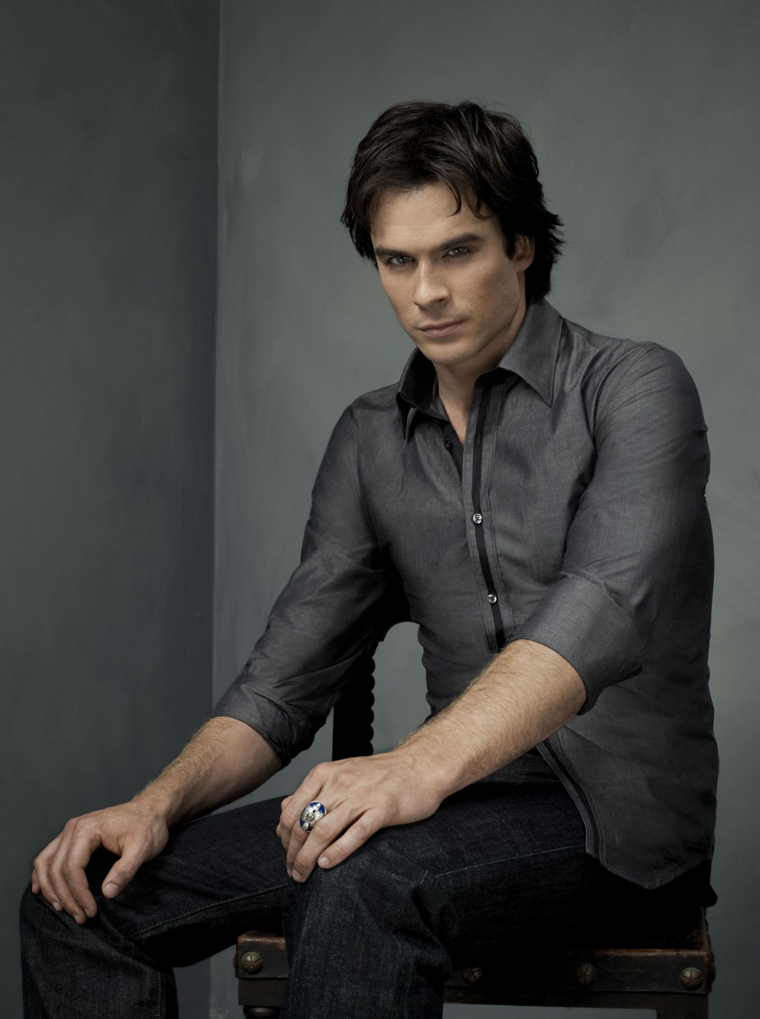 Ian Somerhalder - Vampire Diaries Damon - HD Wallpaper 