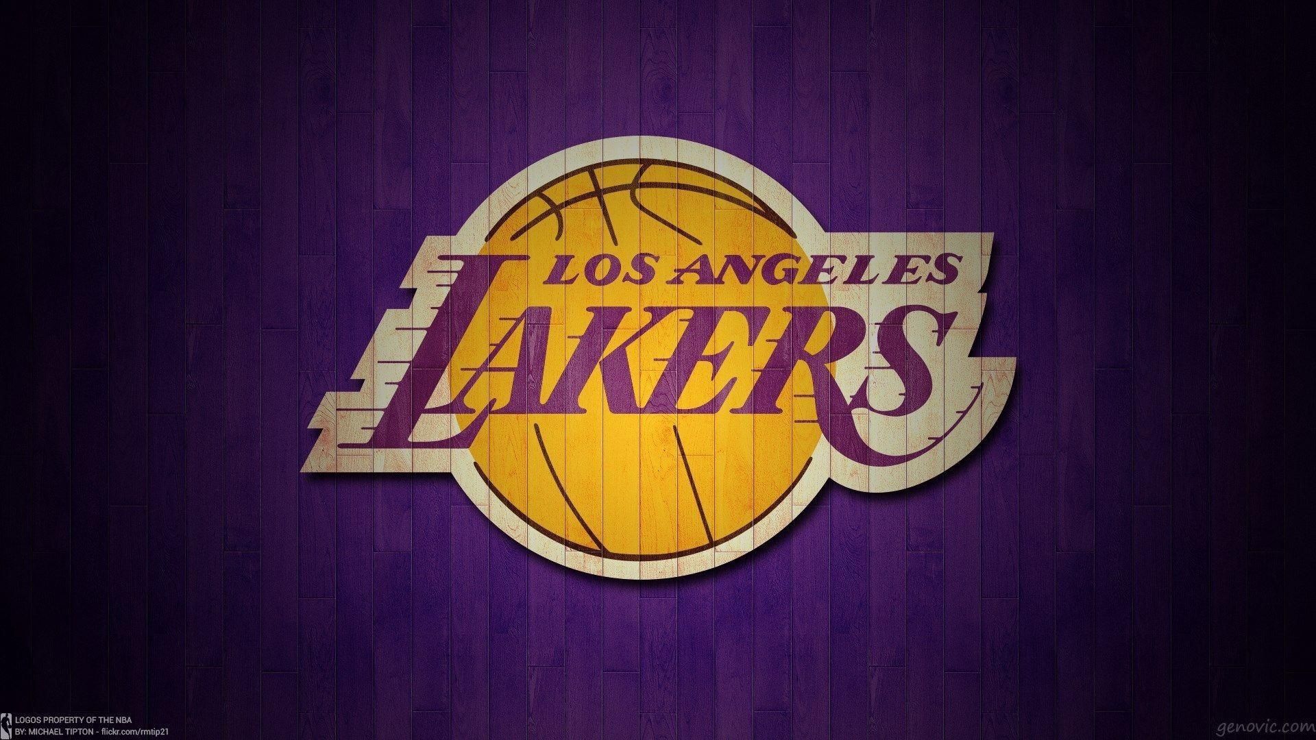 Logo Wallpaper Lakers - HD Wallpaper 