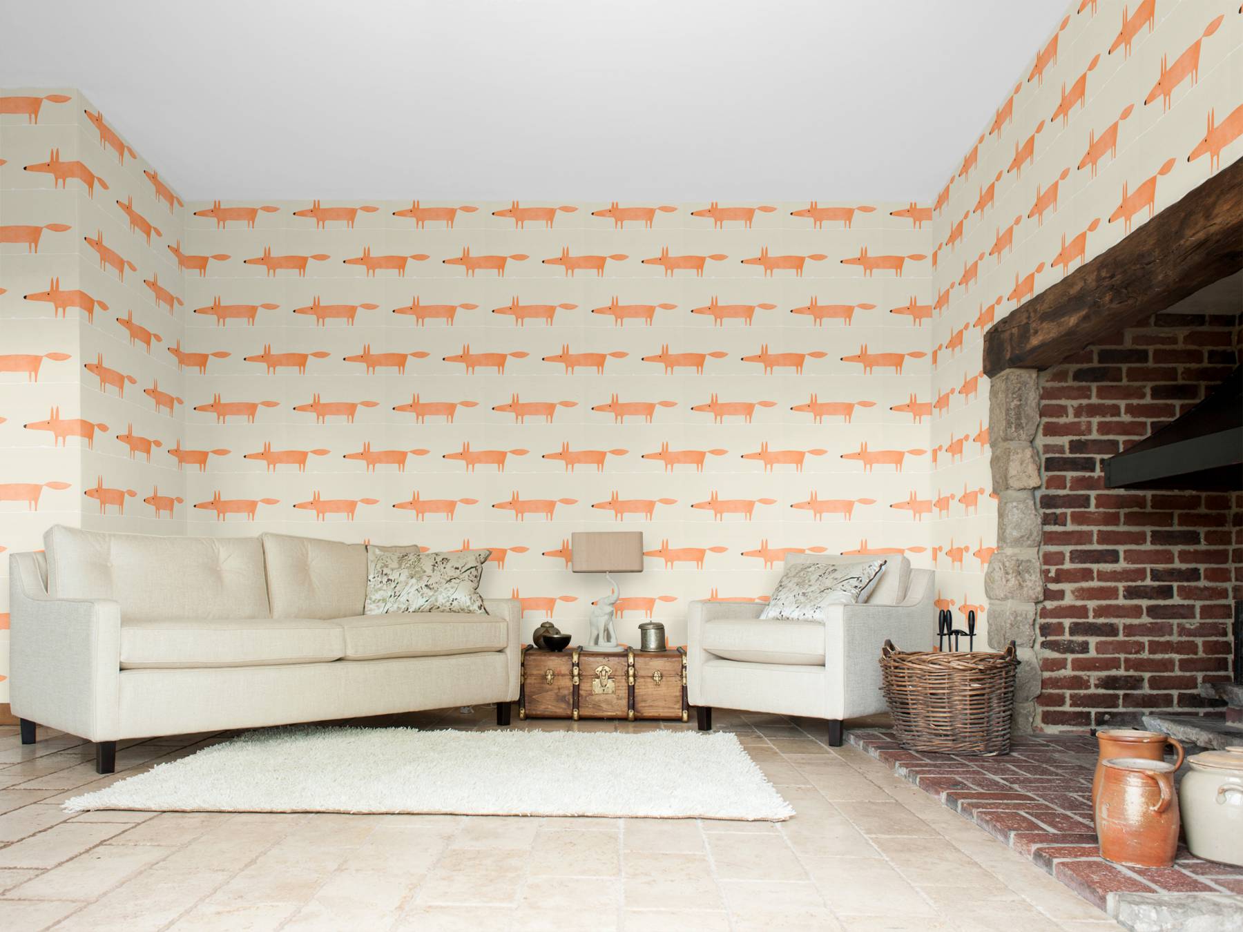 Mr Fox Roomset Image - Bumble Bee Farrow And Ball - HD Wallpaper 