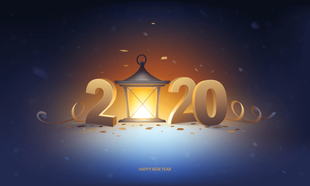 New Year Wallpaper 2020 Free Download - Graphic Design - HD Wallpaper 