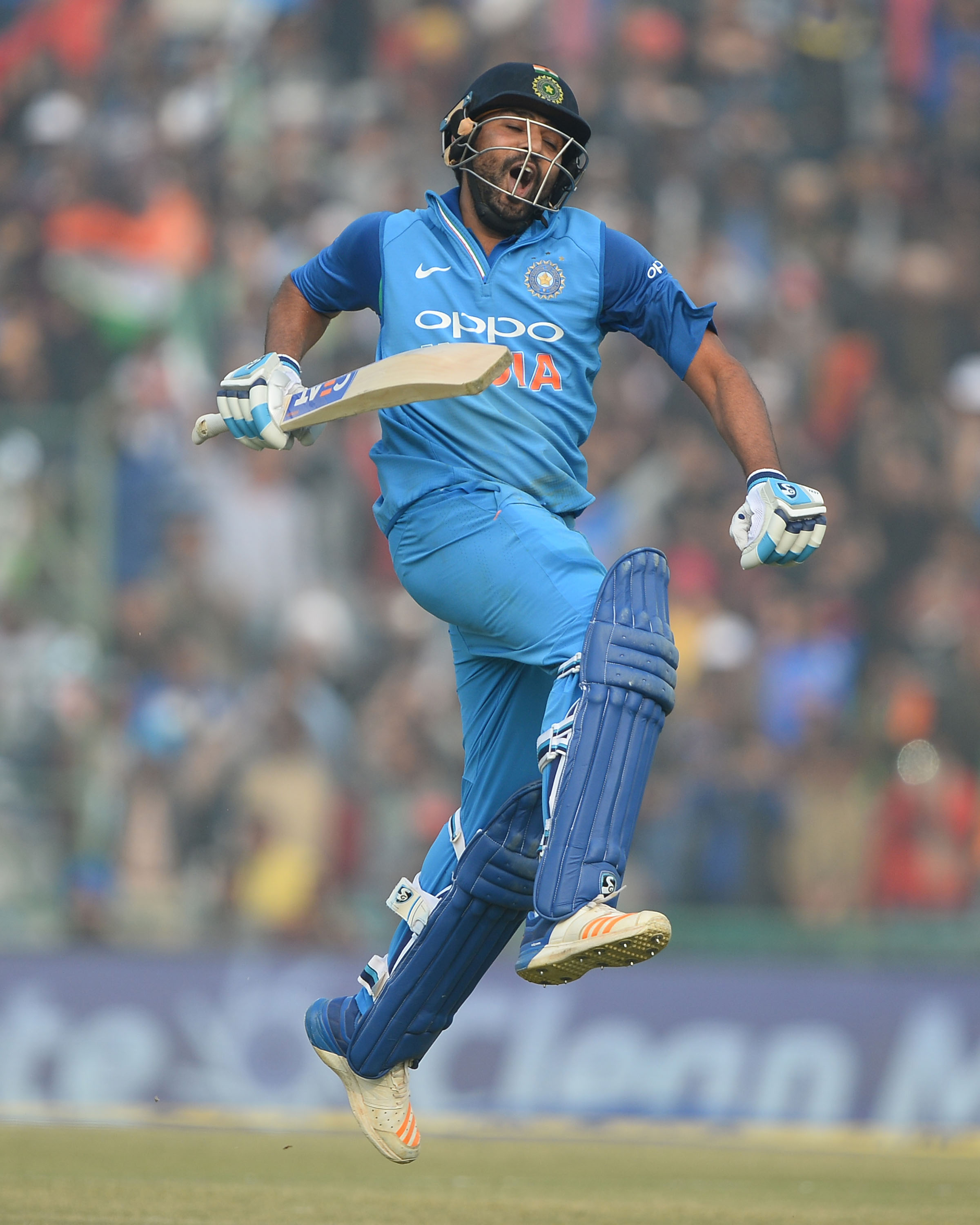 Rohit Celebrates His Third Odi Double Century // Getty - Rohit Sharma 200 Runs - HD Wallpaper 