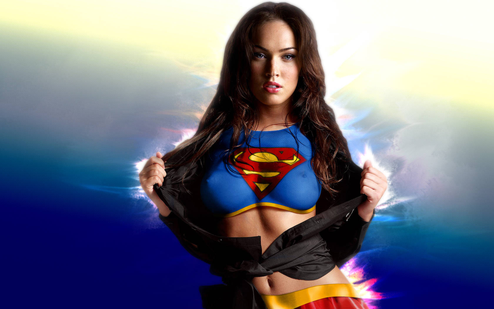 Megan Fox Wallpaper Supergirl - HD Wallpaper 
