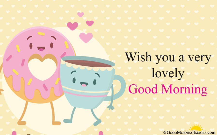 Lovely Good Morning Cute Love Image In Full Hd - Cute Good Morning Images Hd - HD Wallpaper 