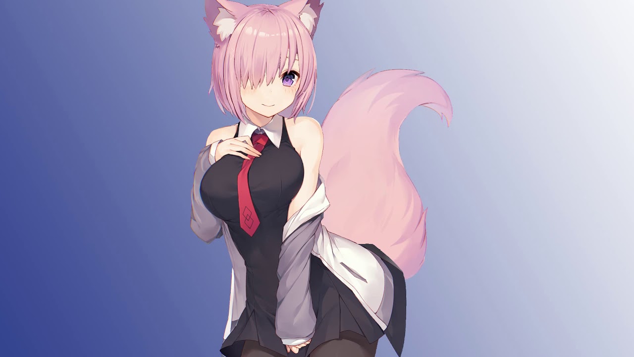 Anime Fox Girl - HD Wallpaper 