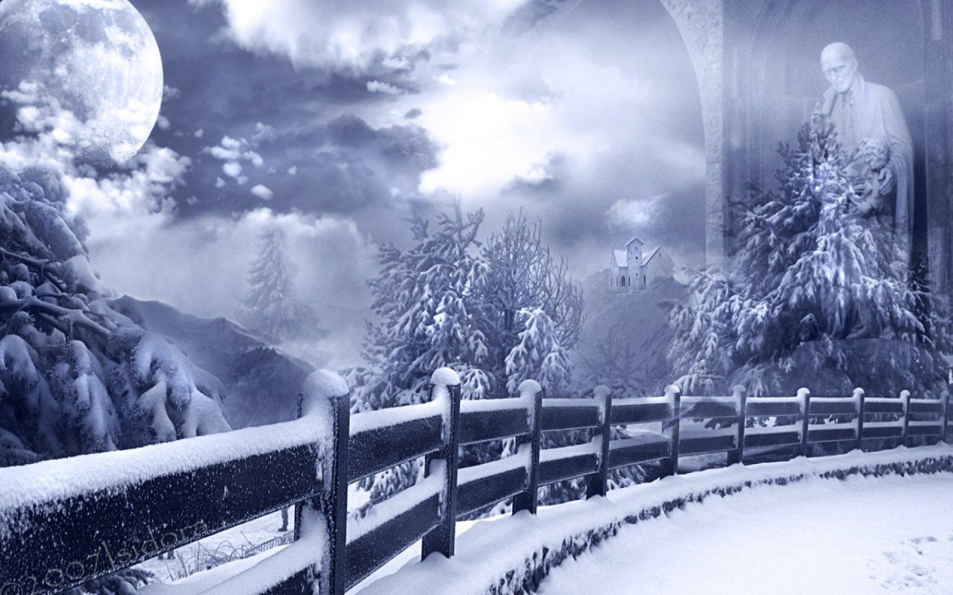 Hd Wallpaper Nature Winter - HD Wallpaper 