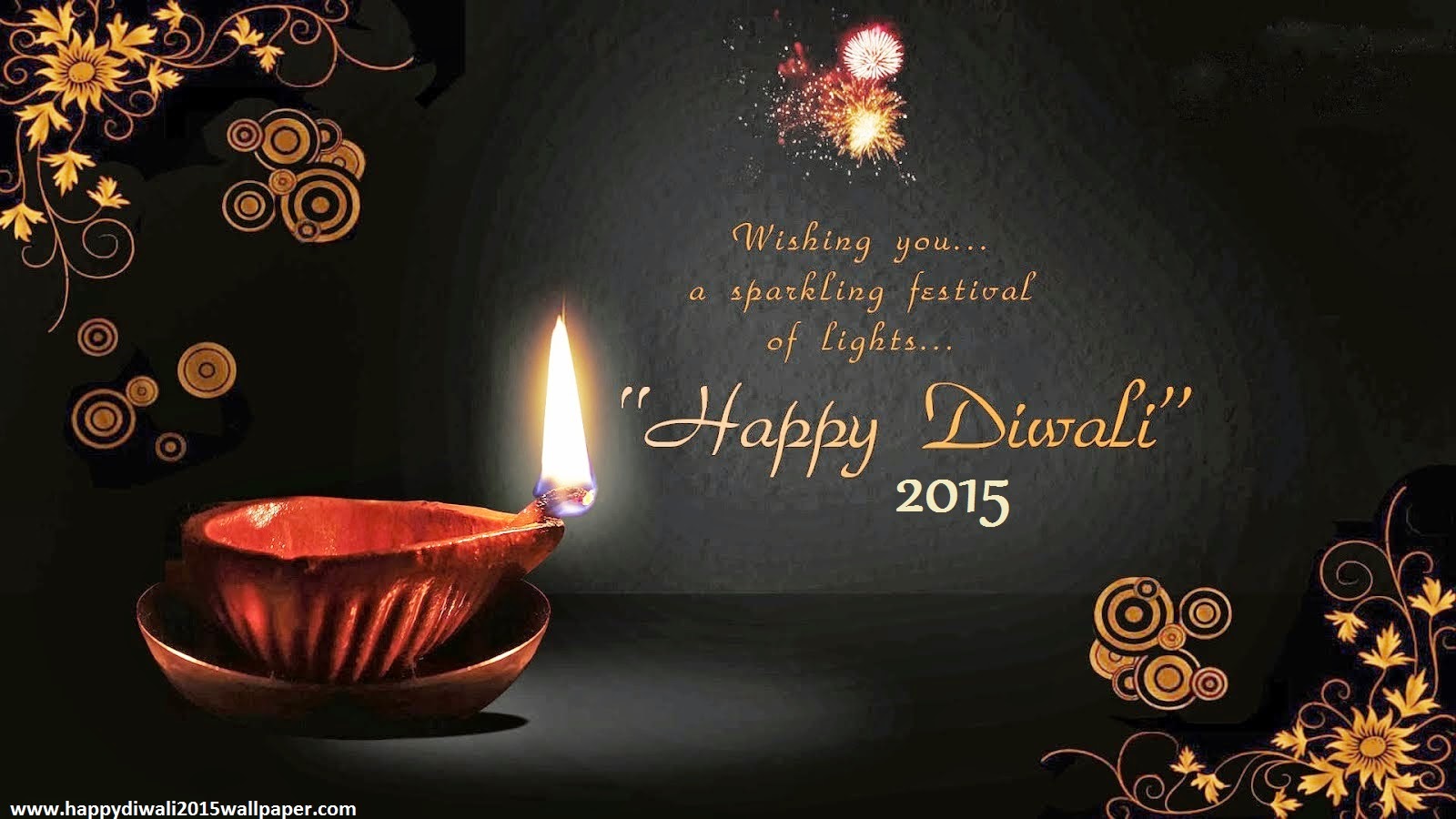 Diwali Greetings Wallpaper - Happy Diwali Wishes Messages - HD Wallpaper 