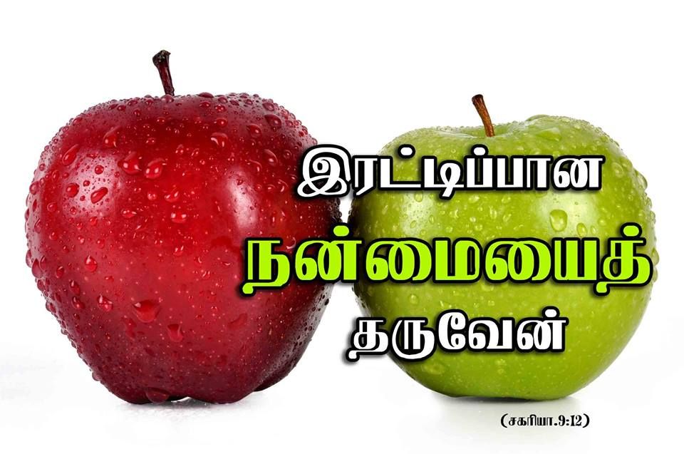 Double Blessings Verse In Tamil - HD Wallpaper 