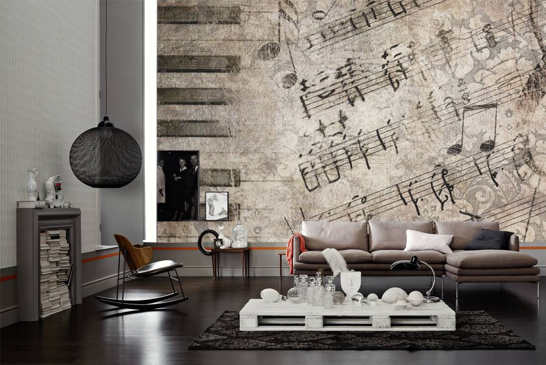 Livingwalls Photo Wallpaper Nostalgia Wall Music - Music Wallpapers For Wall - HD Wallpaper 