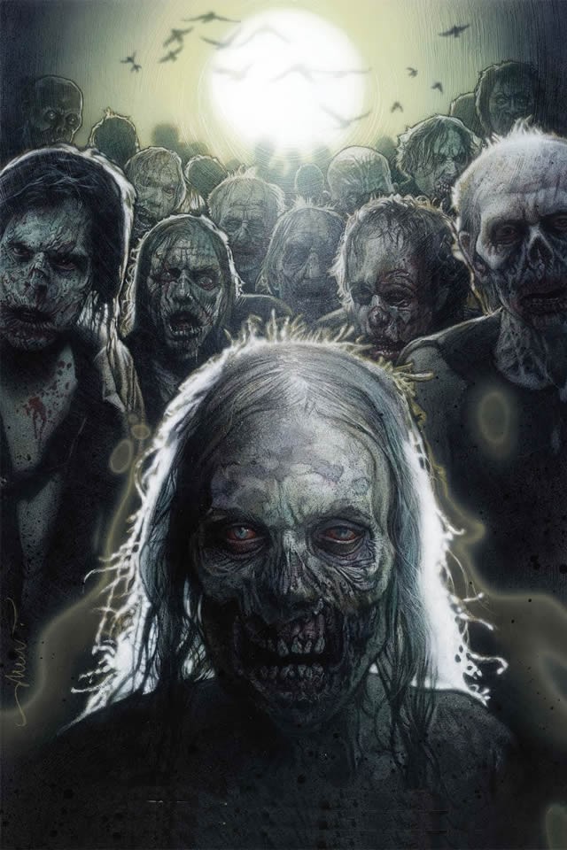 Walking Dead Wallpaper Zombie - HD Wallpaper 