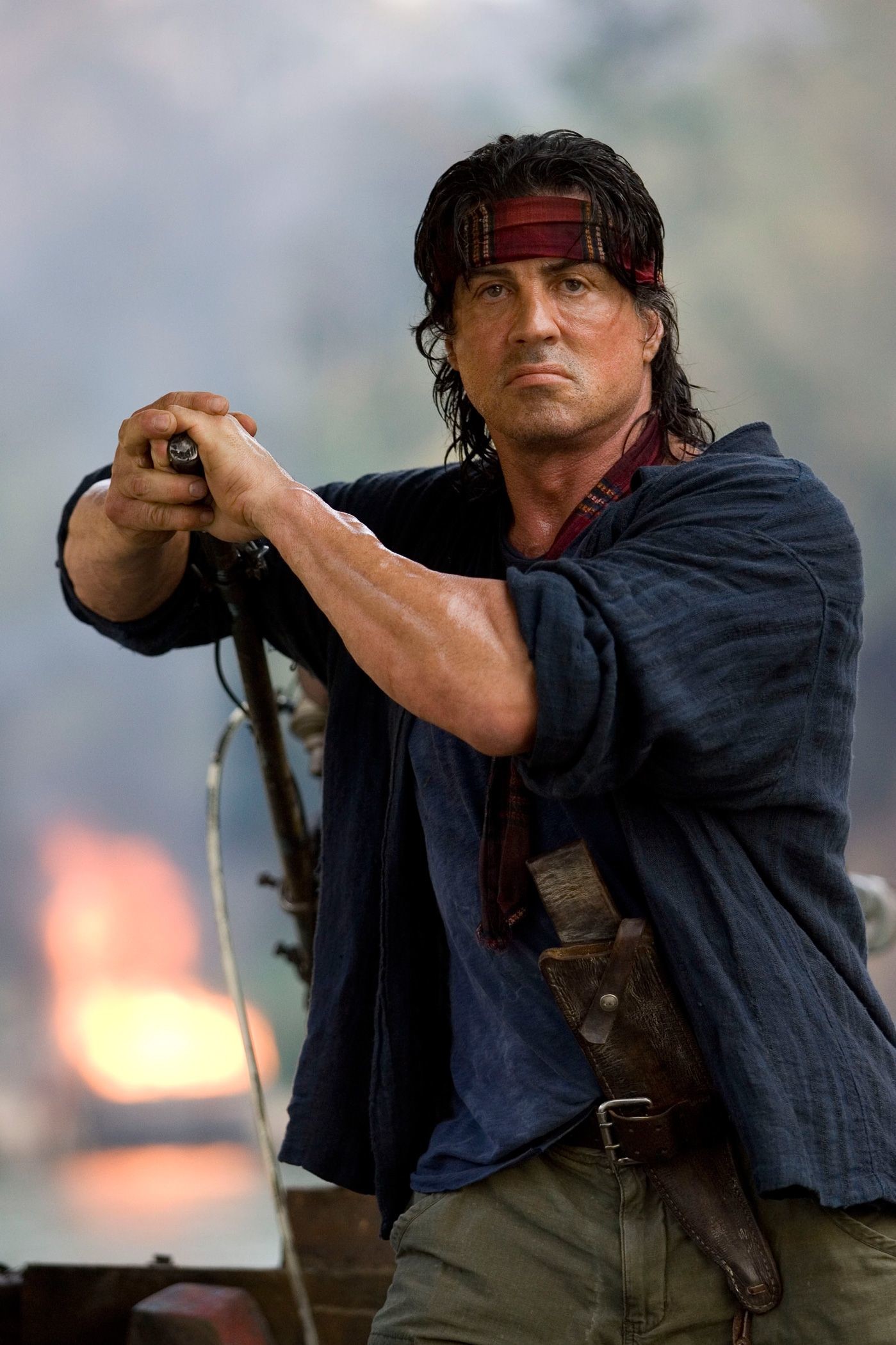 1399x2100, Sylvester Stallone Photo, Pics, Wallpaper - Sylvester Stallone Rambo 2008 - HD Wallpaper 