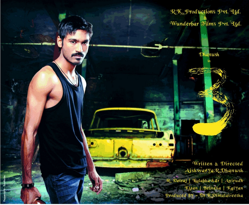 Dhanush 3 Movie Posters - HD Wallpaper 