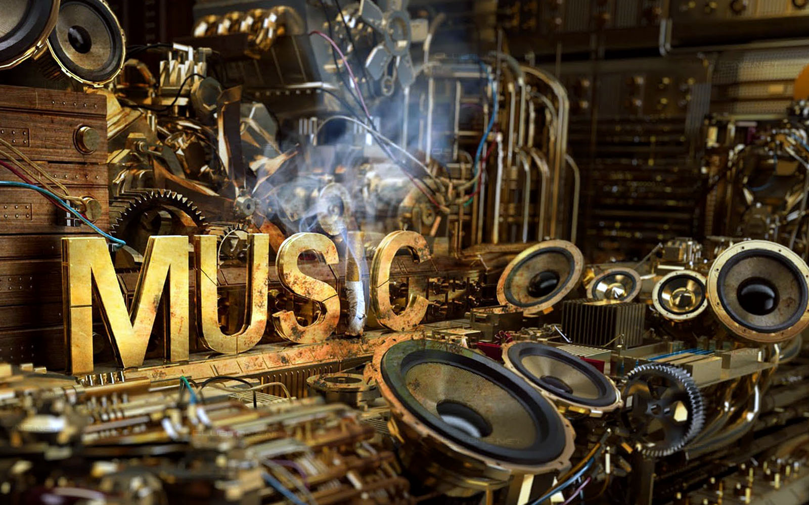 Steampunk Music - HD Wallpaper 