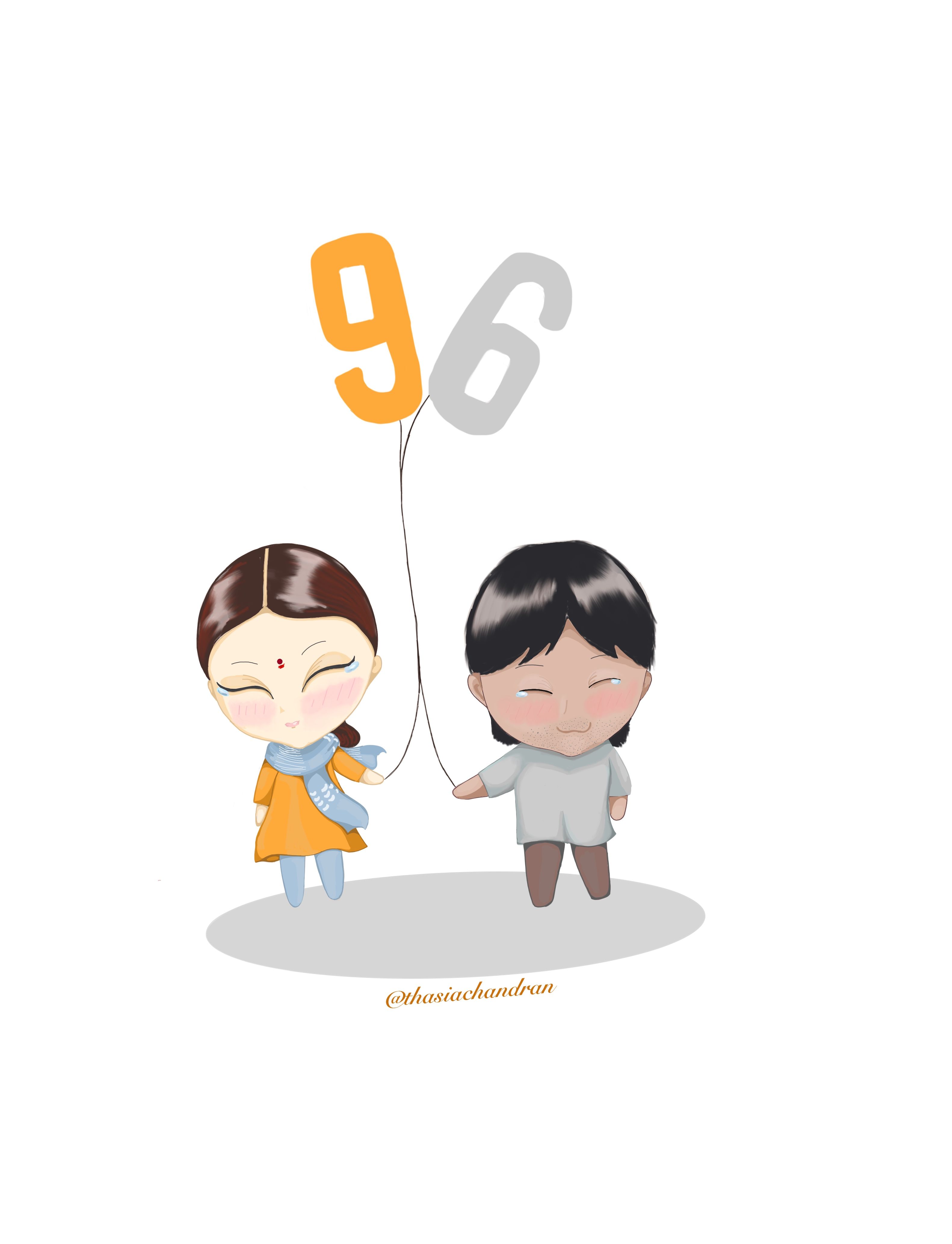 96 Movie Art - HD Wallpaper 