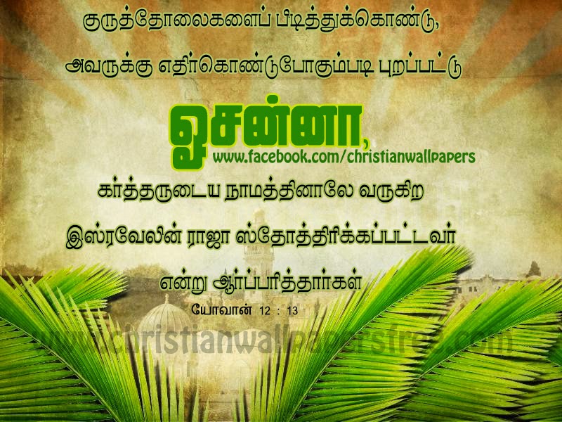 Palm Sunday In Tamil - HD Wallpaper 