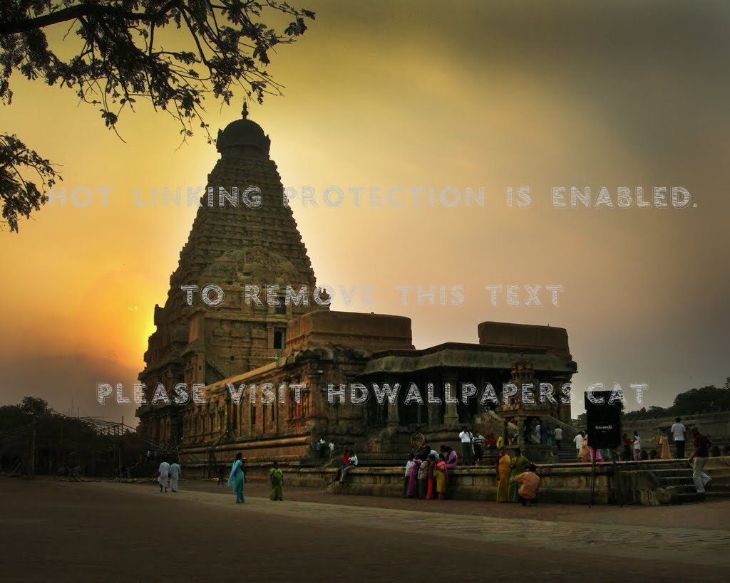 The Grand Temple Of Tanjore India Tamilnadu - Brihadishwara Temple - HD Wallpaper 