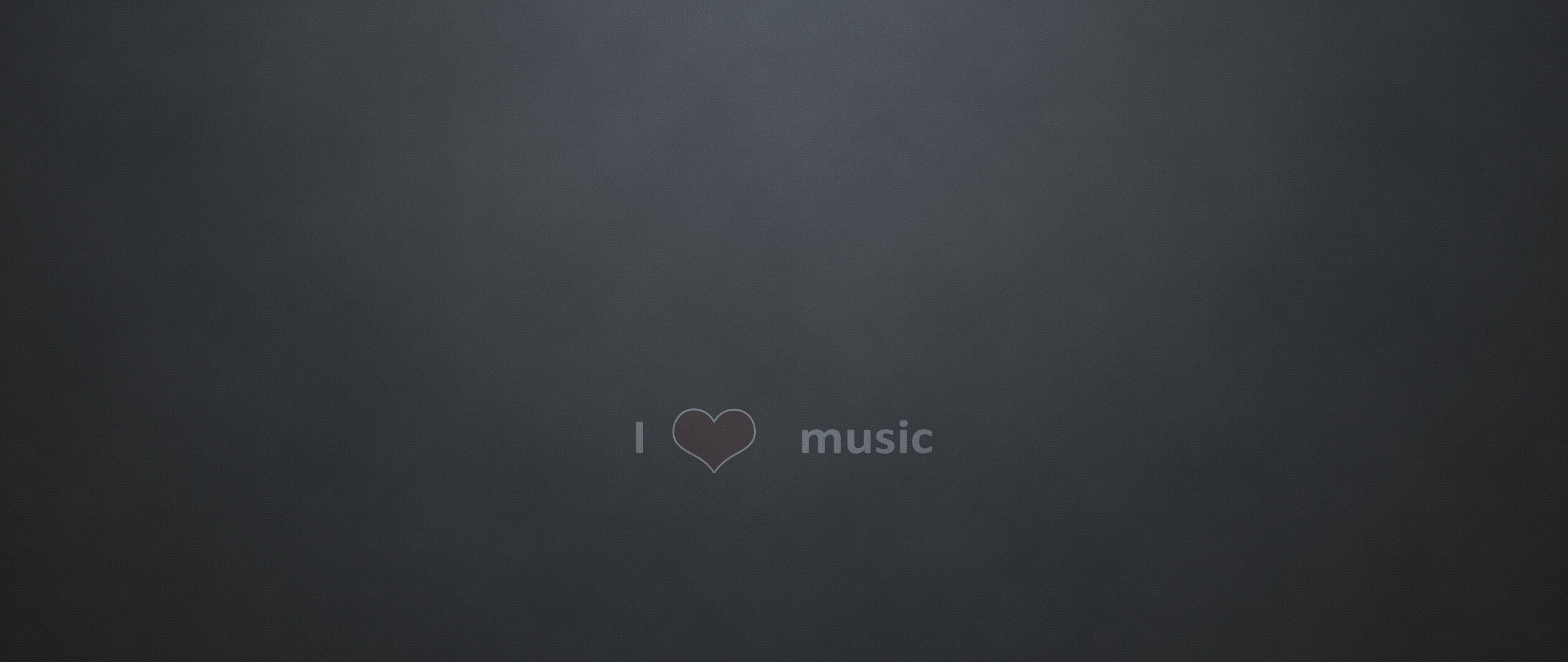 Wallpaper Heart, Minimalism, I Love Music, Sign - Darkness - HD Wallpaper 