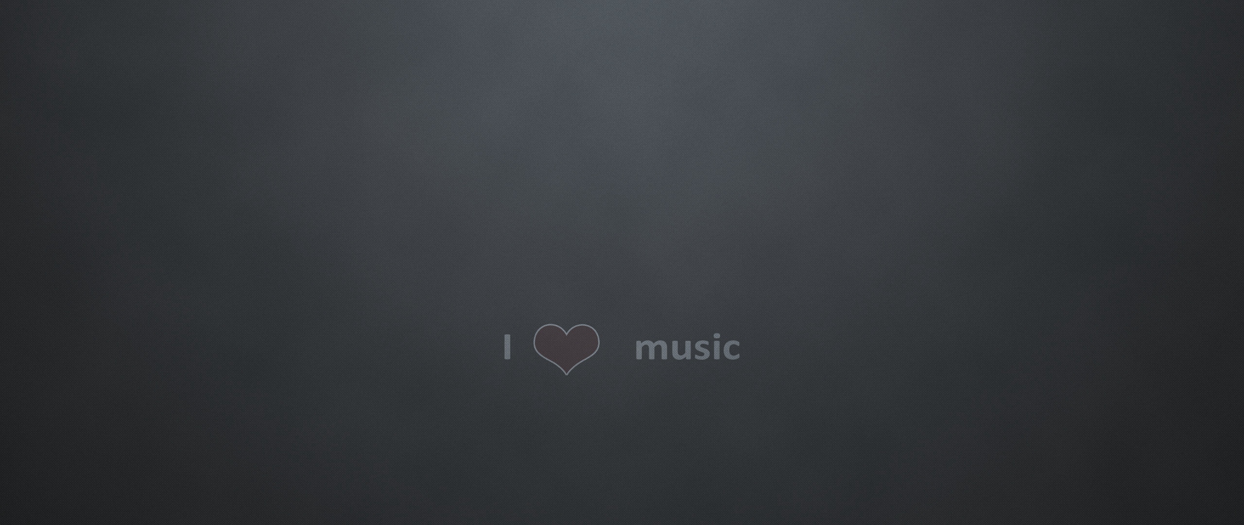 Wallpaper Heart, Minimalism, I Love Music, Sign - Darkness - HD Wallpaper 
