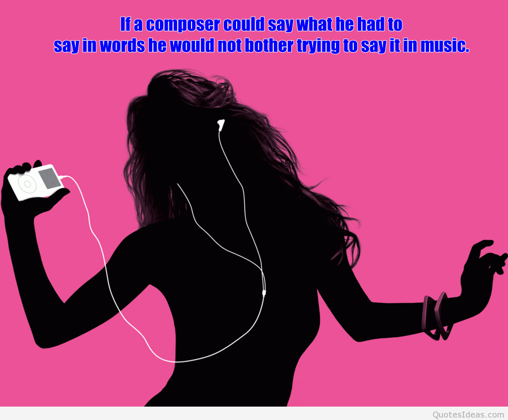 Listen Music Quote Wallpaper - Quotes For Listening Music - 1024x846  Wallpaper 