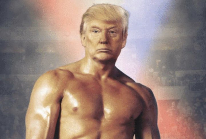 Donald Trump As Rocky Balboa - Rocky Donald Trump - HD Wallpaper 