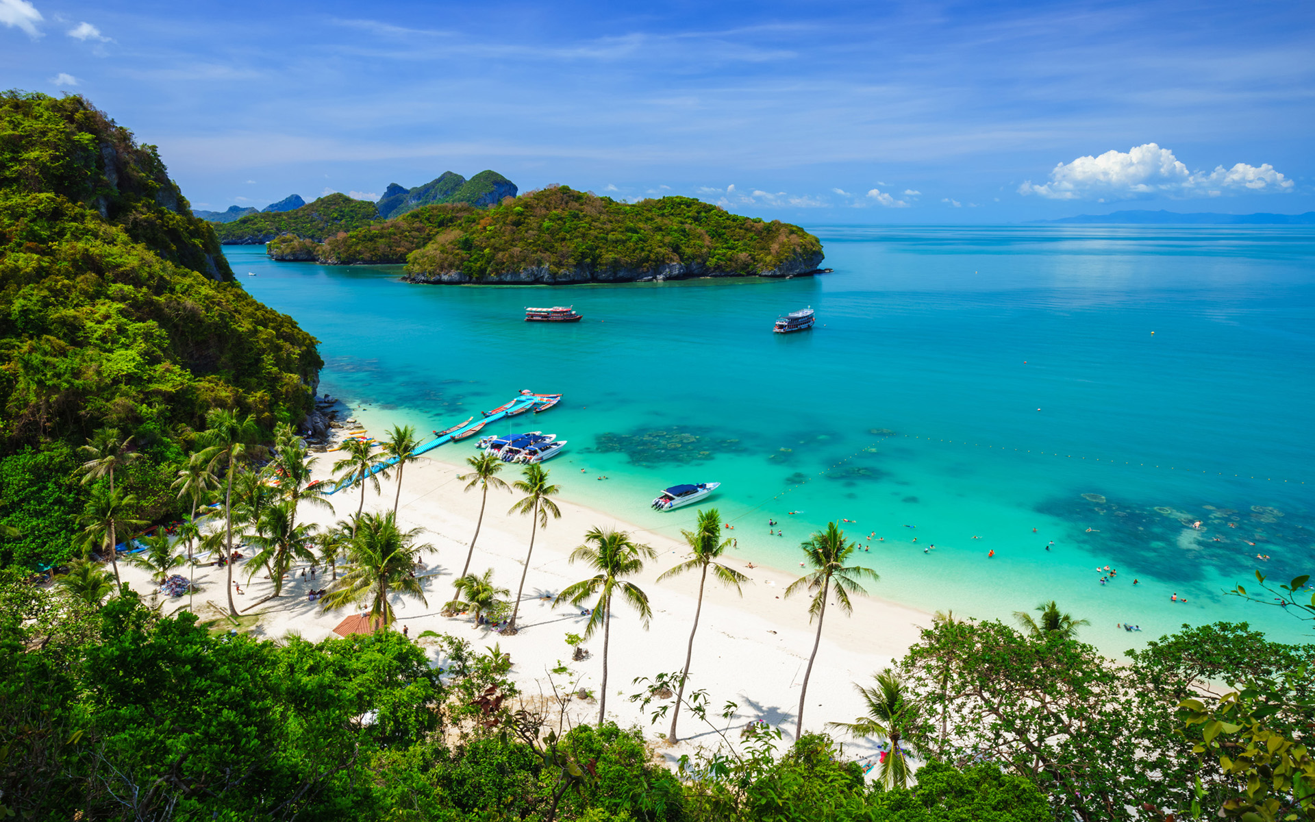 Surat Thani Province, Mu Ko Ang Thong National Park - HD Wallpaper 