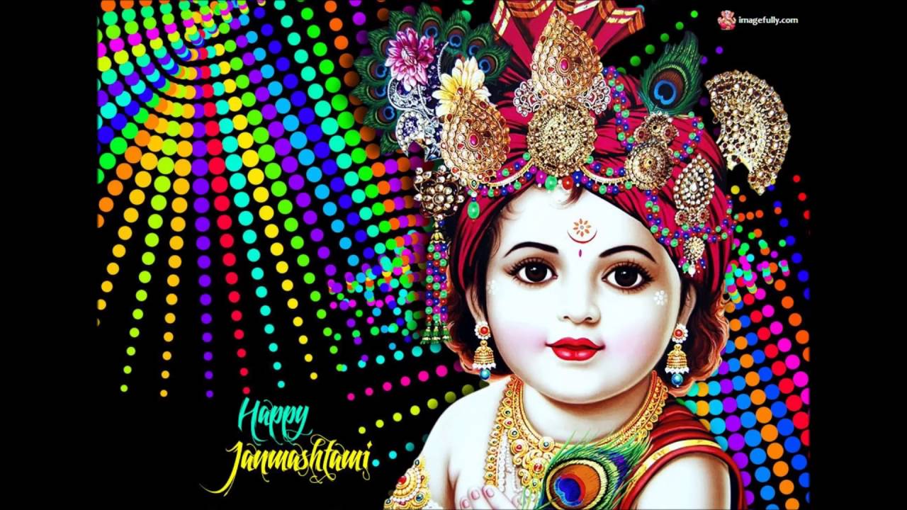 Full Hd Krishna Janmashtami - HD Wallpaper 