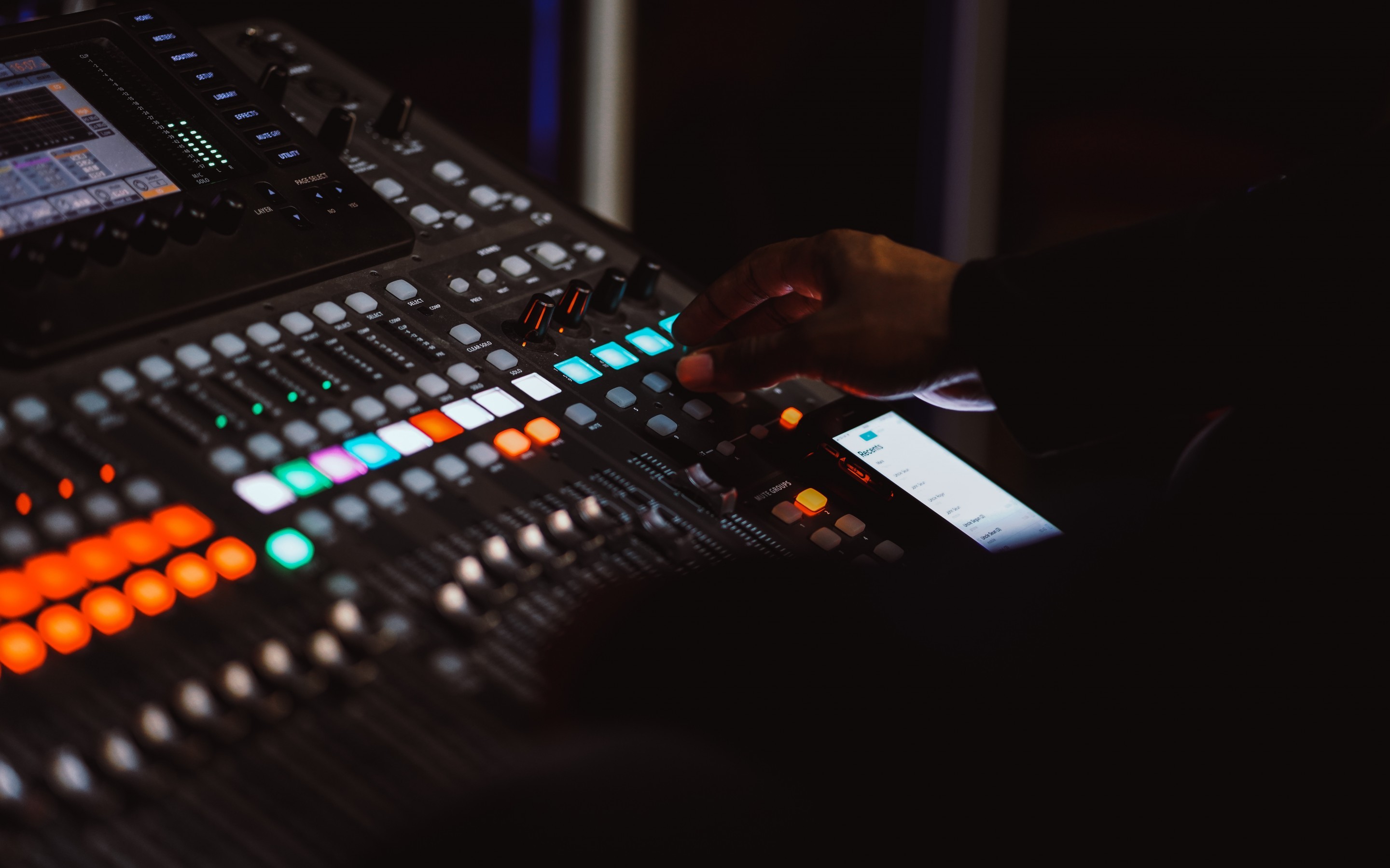 Dj, Mixing Console, Music Production - Studio Mixer - HD Wallpaper 