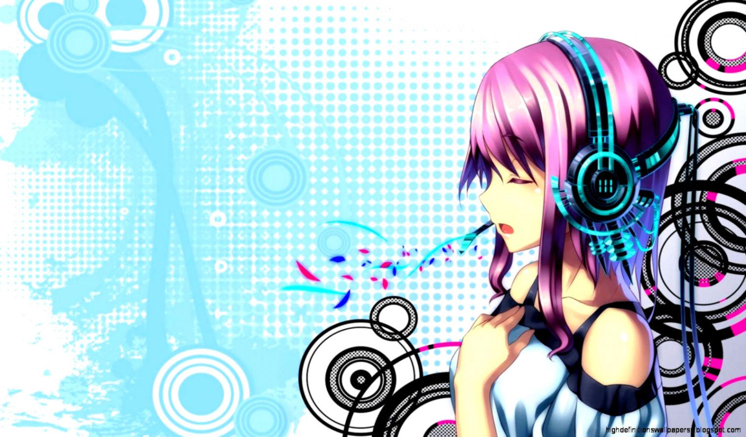 Amazing Cute Baby Girl Hd Wallpapers 2015 Listitdallas - Anime Music Girl Hd - HD Wallpaper 