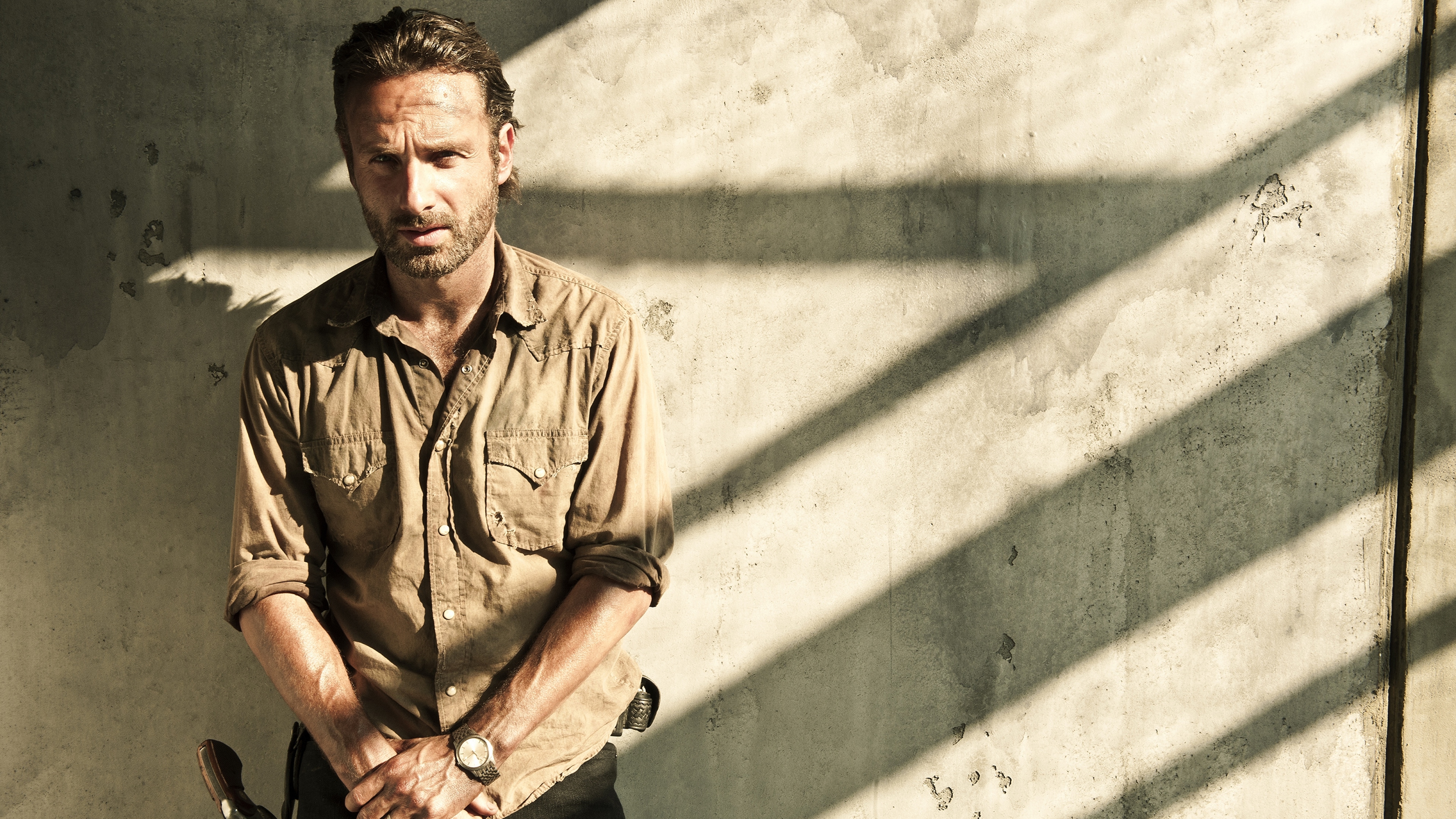 Rick Walking Dead Saison 3 - HD Wallpaper 