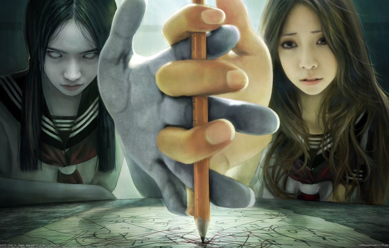 Photo Wallpaper Spirit, Girl, I-chen Lin, Medium - Yin Yang Girls - HD Wallpaper 