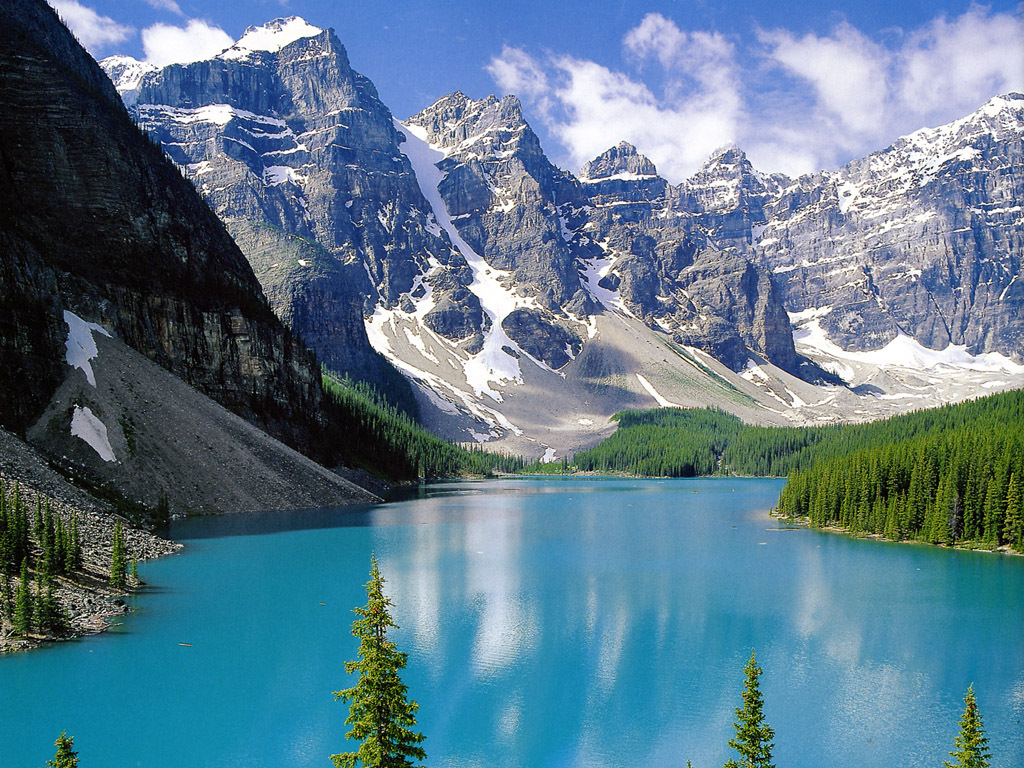 Moraine Lake - HD Wallpaper 
