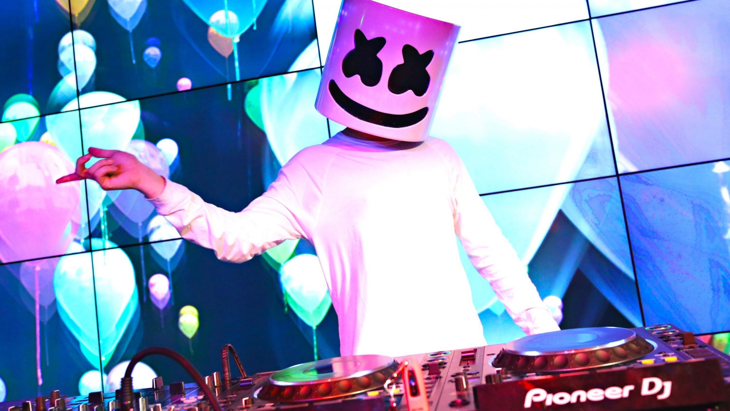 Marshmello Music Producer Dj Screen Marshmello Song 2560x1440 Wallpaper Teahub Io