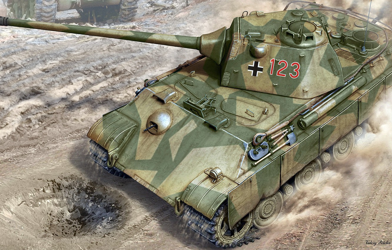 Photo Wallpaper Pzkpfw V, Panzerkampfwagen V, Ausf - Panther Ii Proto Type - HD Wallpaper 