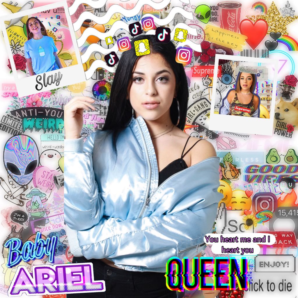 #freetoedit #wallpaper #babyariel #ariel #tiktok #musically - Girl - HD Wallpaper 