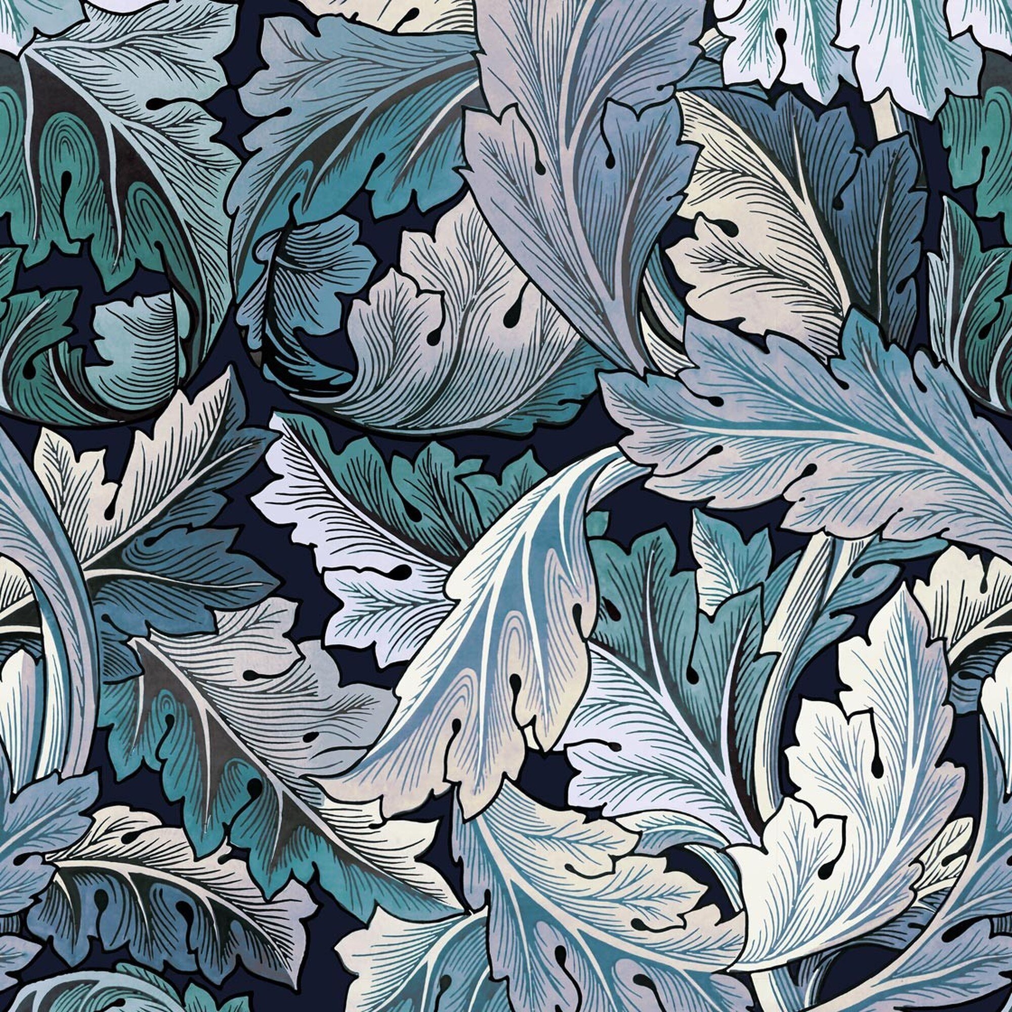 William Morris Green Fabric - 2000x2000 Wallpaper - teahub.io