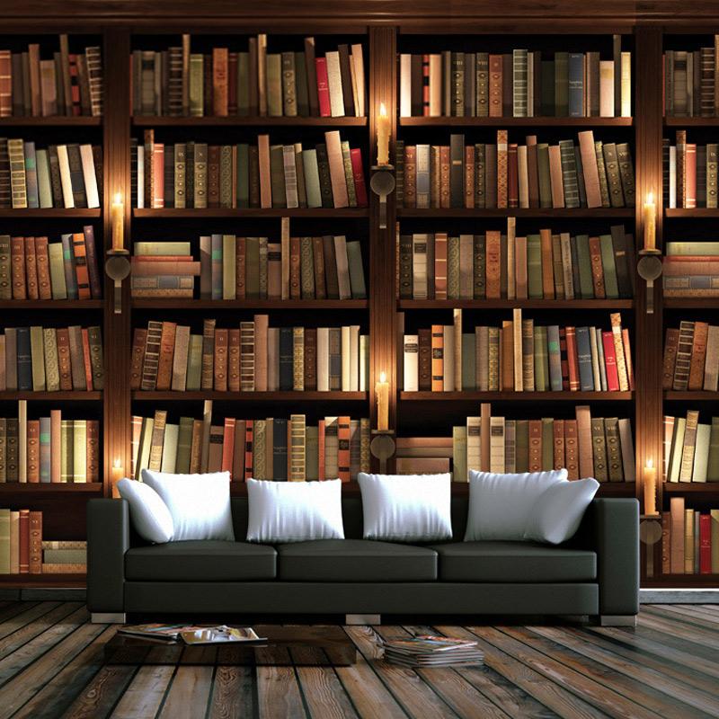 Bookcase Background 800x800 Wallpaper