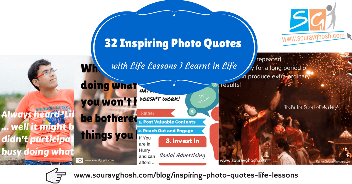 32 Inspiring Photo Quotes With Life Lessons I Learnt - Flyer - HD Wallpaper 