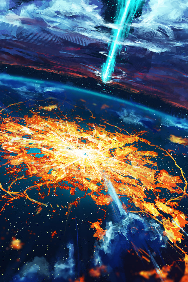 Fantasy Landscape Horizon Clouds Sj Wallpaper 640 X - Fondos De Pantalla 1366x768 4k - HD Wallpaper 