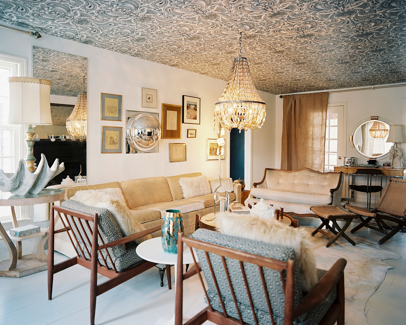 Would You Wallpaper Your Ceiling - Feature Wallpaper Ceiling - HD Wallpaper 