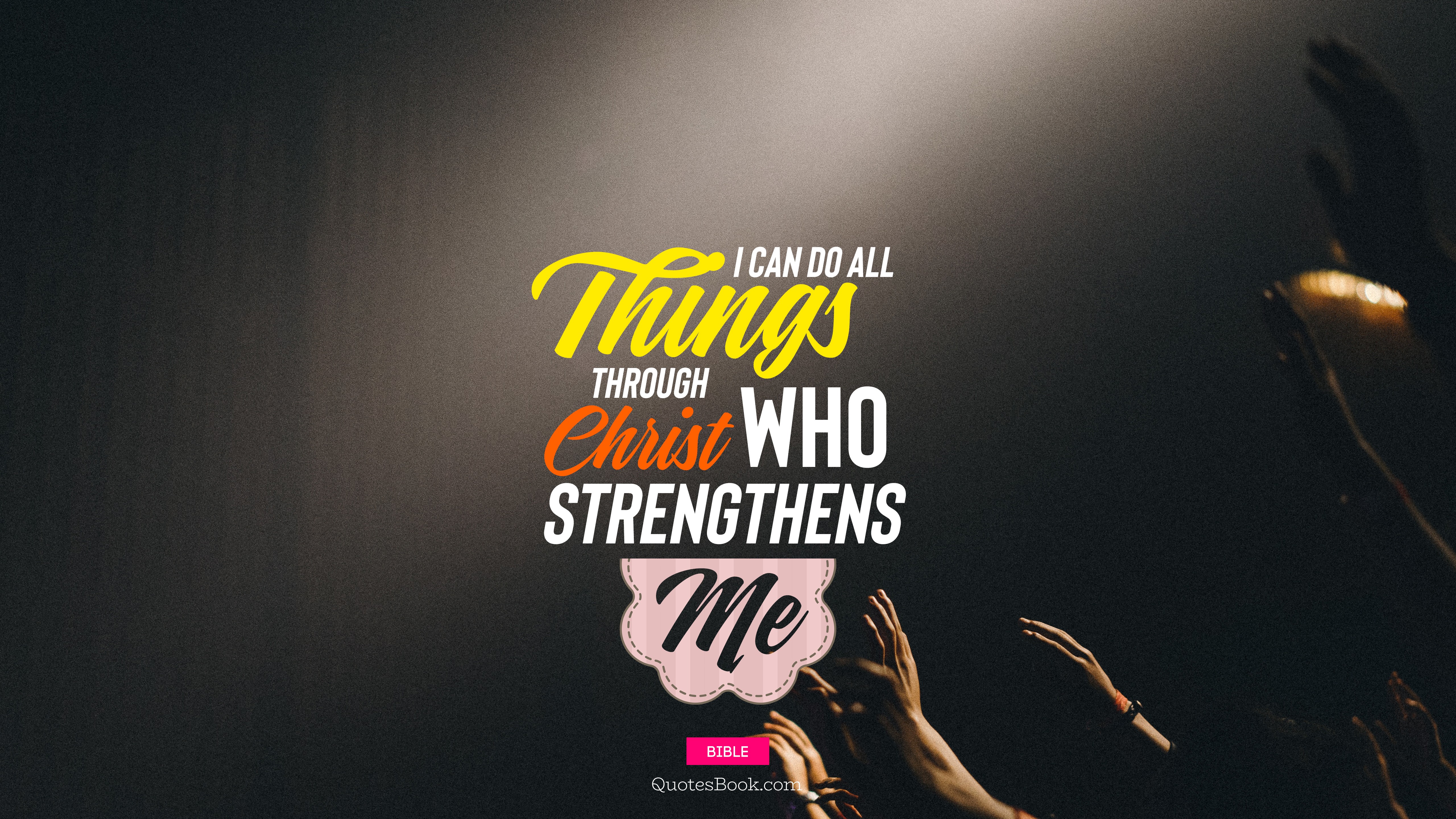 Laptop I Can Do All Things Through Christ Who Strengthens - HD Wallpaper 