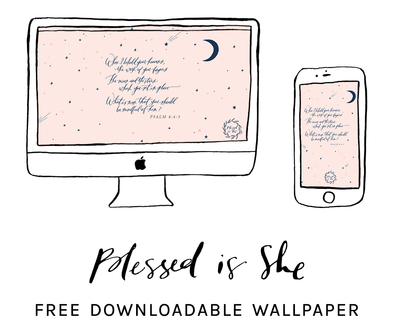 Blessed Is She Wallpper - HD Wallpaper 