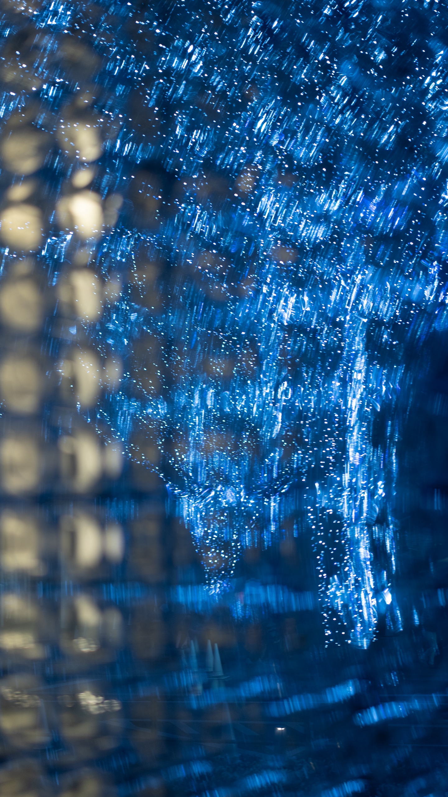 Wallpaper Glass, Glare, Macro, Blur, Blue - Mesh - HD Wallpaper 