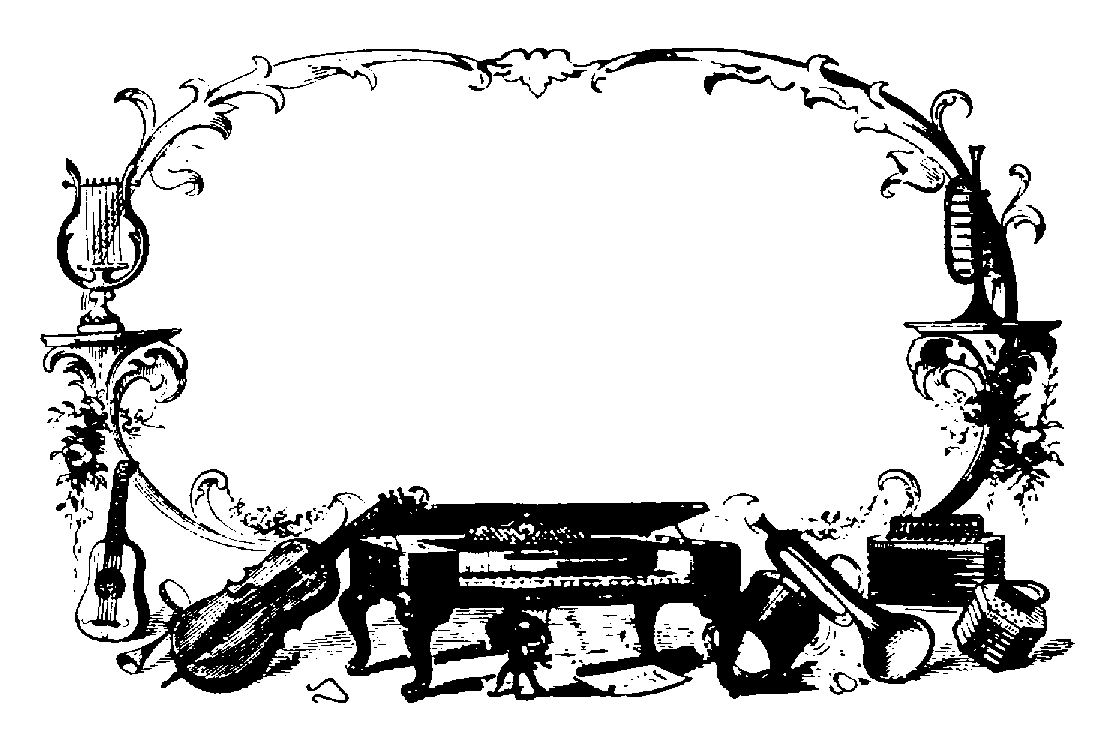 Christmas Music Notes Border Clip Art - Bee Gees 1st Back - HD Wallpaper 