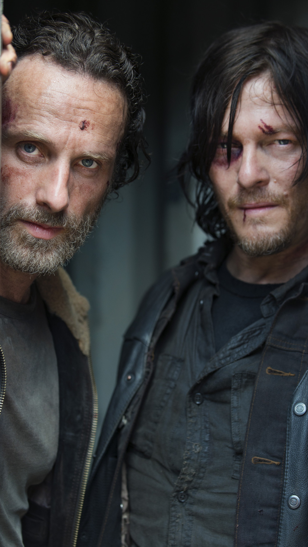 The Walking Dead The Walking Dead Lockscreen The Walking - Walking Dead Rick E Daryl - HD Wallpaper 