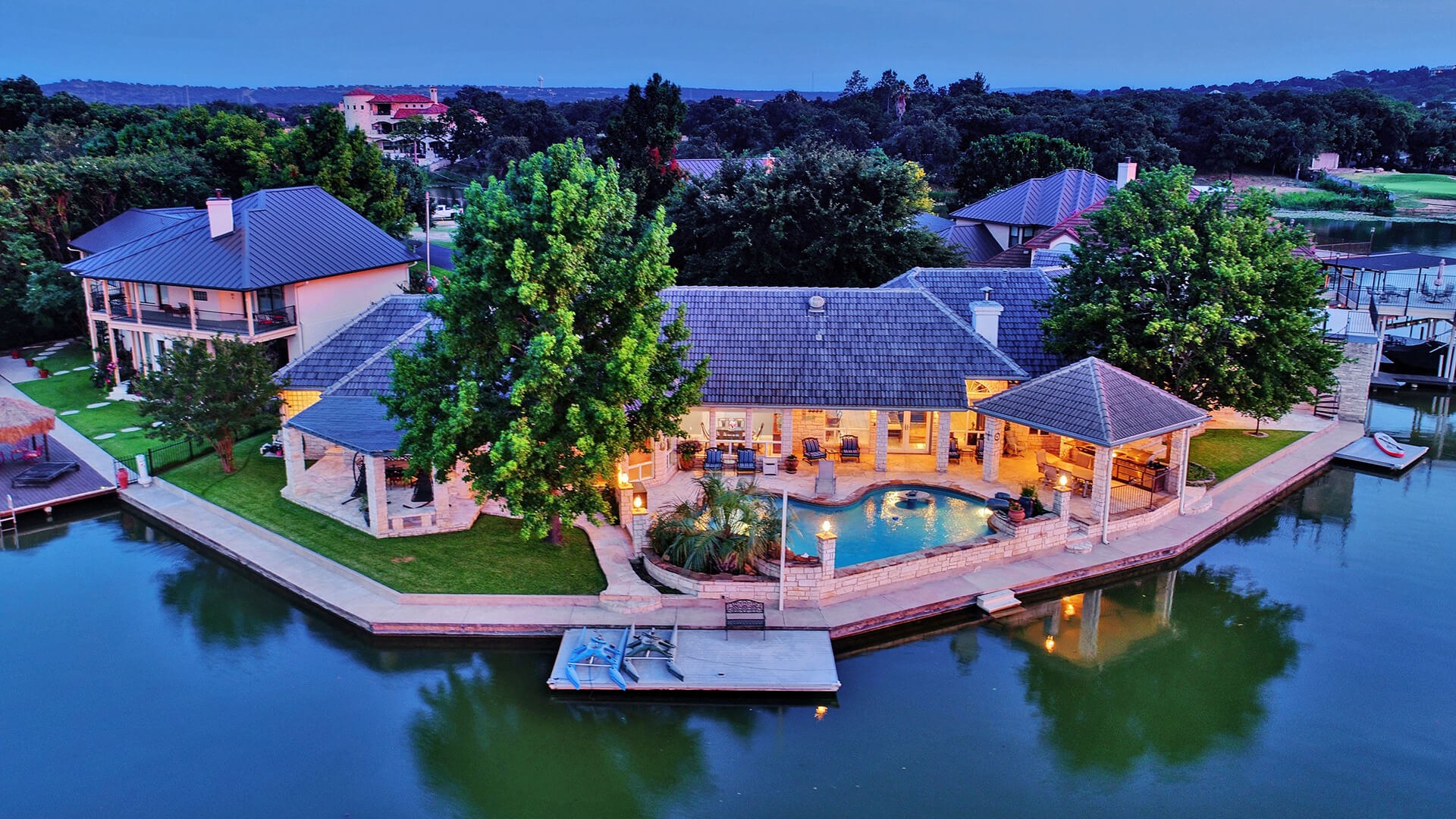 Horseshoe Bay Waterfront Oasis - Estate - HD Wallpaper 