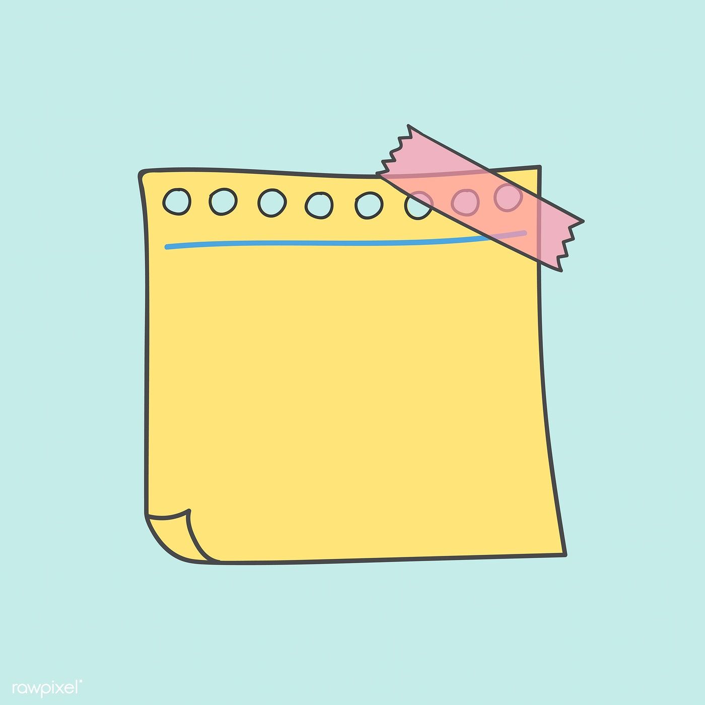 Background Sticky Notes Design - HD Wallpaper 